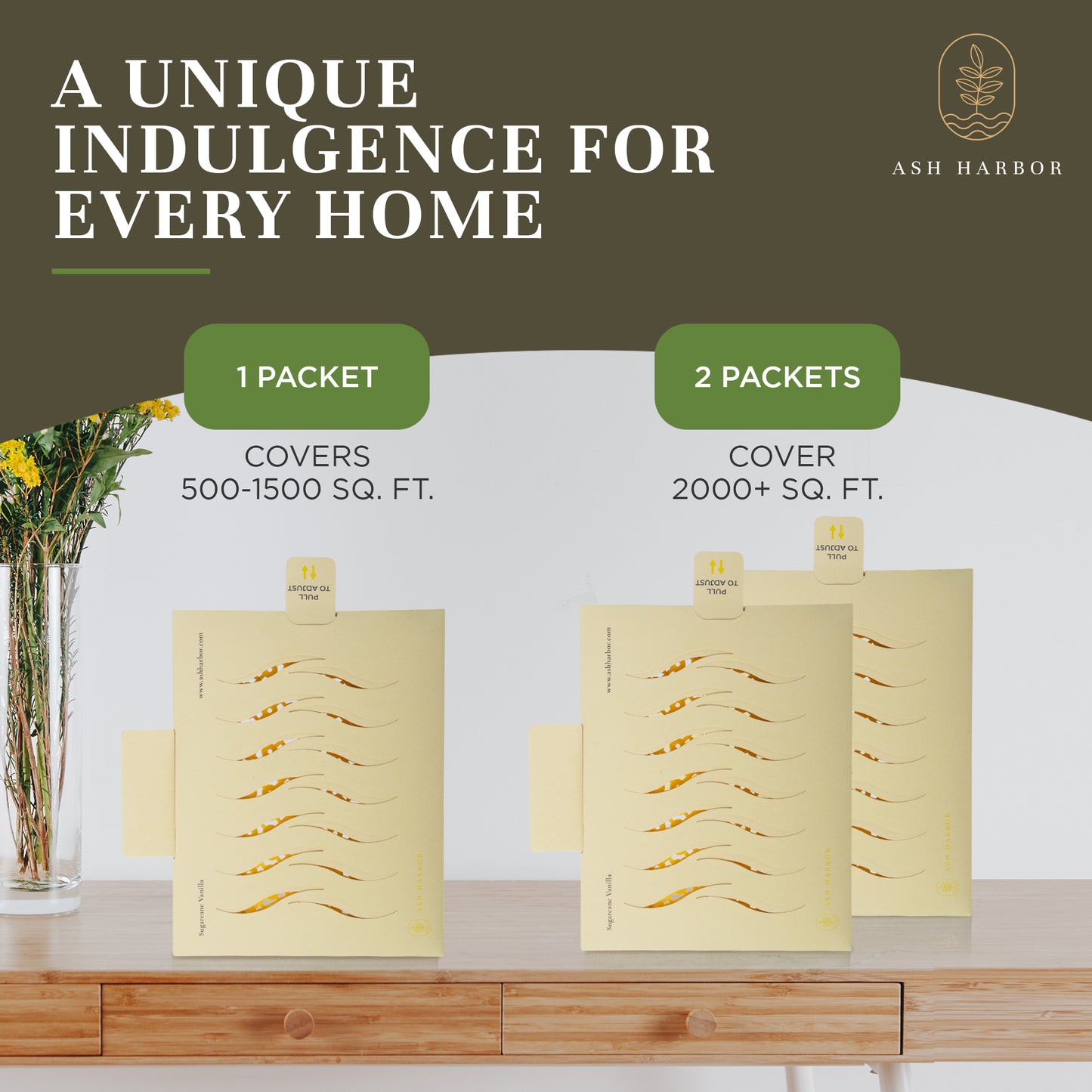 Sugarcane Vanilla Whole House Aromatherapy - 4 Pack