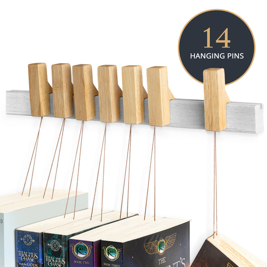 14 Extra Hanging Pins - Natural Finish