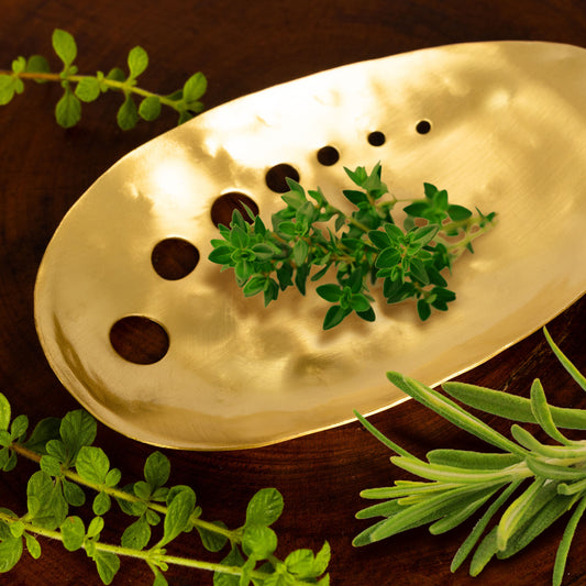 Solid Brass Herb Stripper