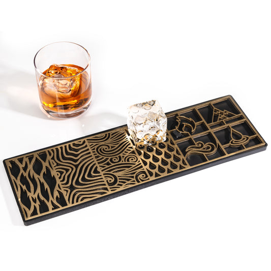 Elements Ice Design Tray for Clear Ice Cocktails and Whiskey